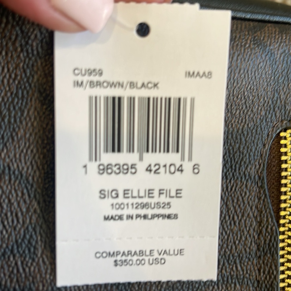 $350. One day! COACH Women’s Handbag. NWT. - Ellie Tote - Picture 5 of 5